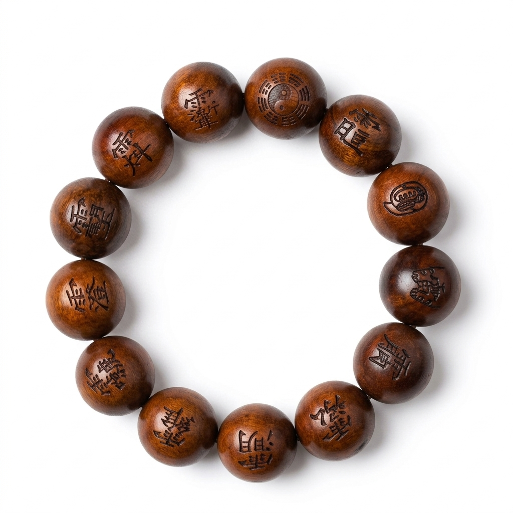 Thunder-Struck Wood Yang-Boost Bracelet